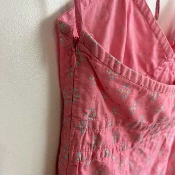 Vintage Y2K Hot Pink Haltertop Handkerchief Mini Dress from Gap - Picture 15 of 16